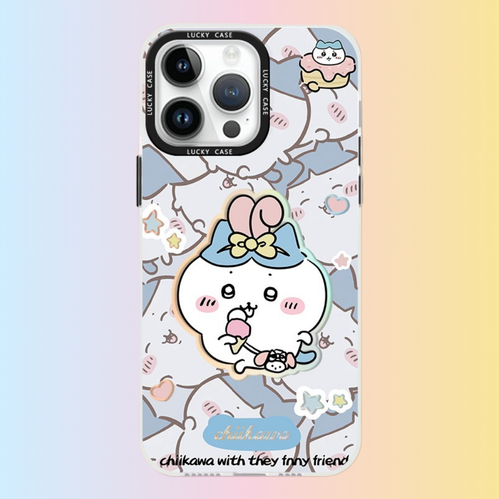 Chiikawa極光鐳射防摔手機殼-GOODTOYSTUDIO