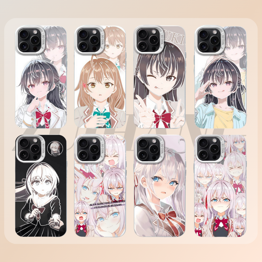 遮羞艾莉彩銀防摔手機殼-GOODTOYSTUDIO