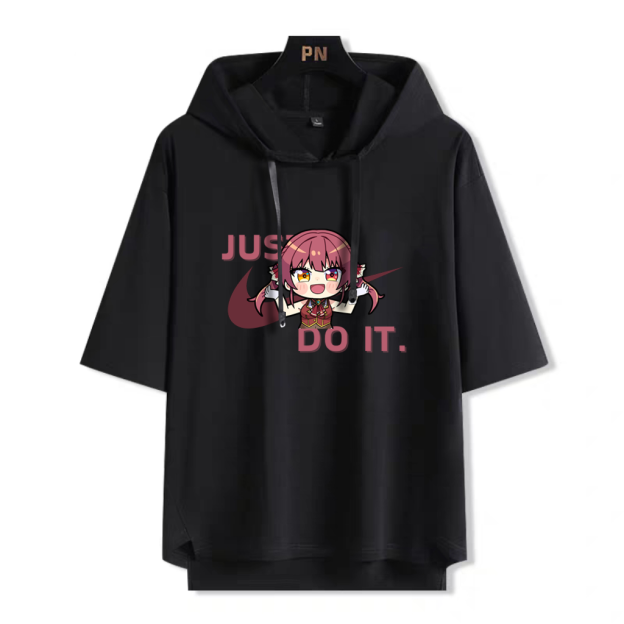 Vtuber HOLOLIVE 潮牌聯名連帽短袖T恤