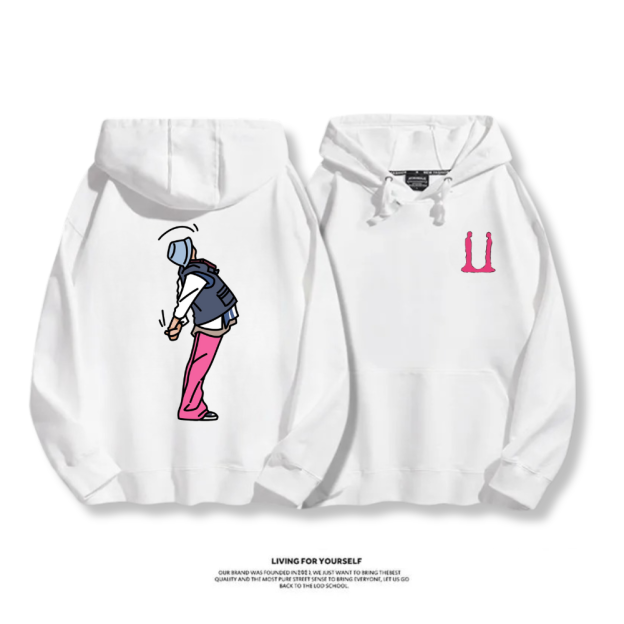 GD權志龍 2025秋冬新款 親子情侶男女連帽衛衣