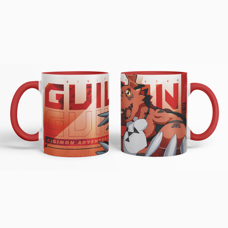 數碼寶貝 同人周邊陶瓷馬克杯