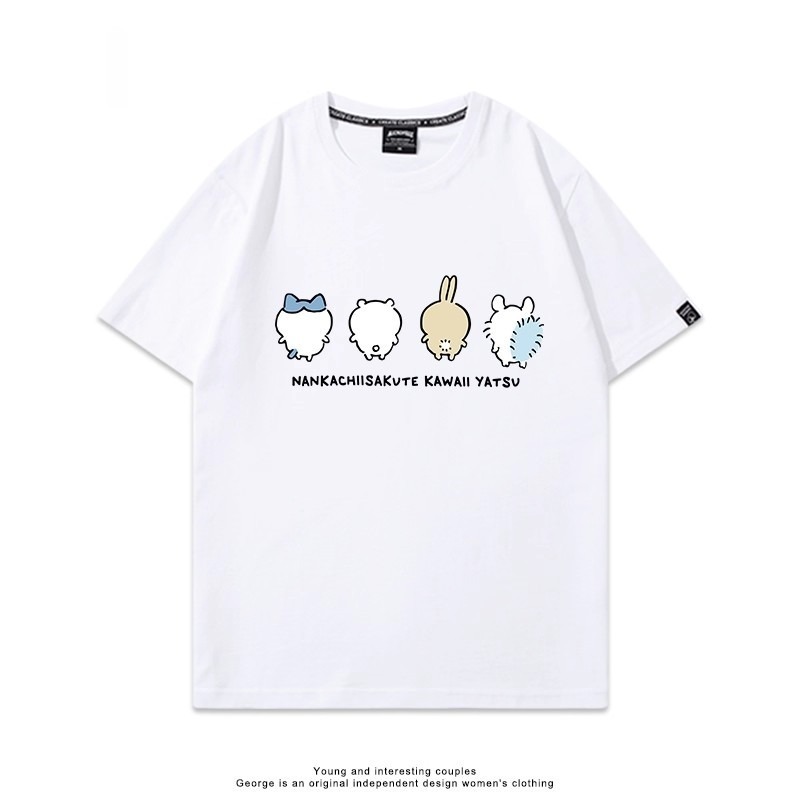 Chiikawa 2025親子情侶男女同款 印花短袖T恤-GOODTOYSTUDIO