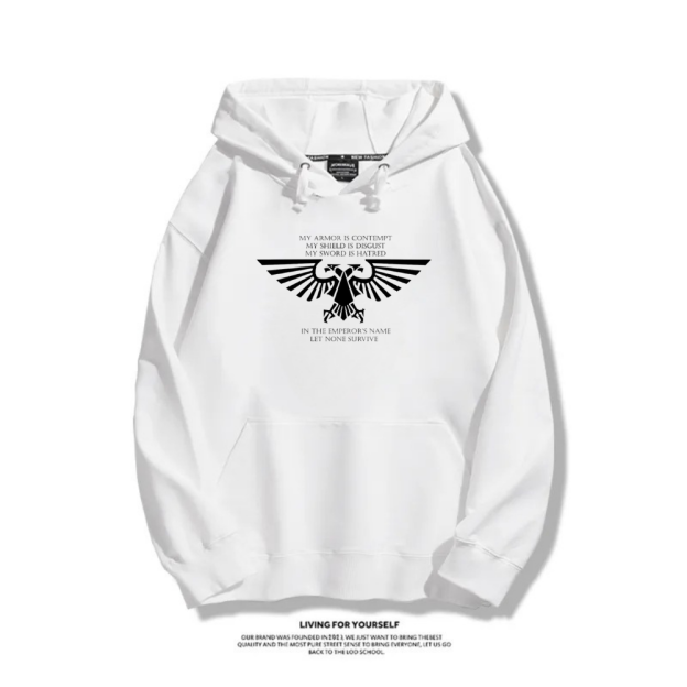 戰錘40K 秋冬新款 親子情侶裝連帽衛衣