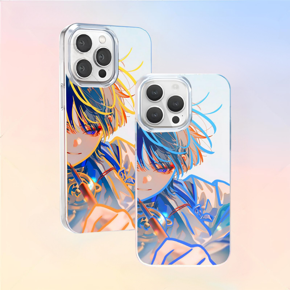 原神極光金漸變防摔手機殼