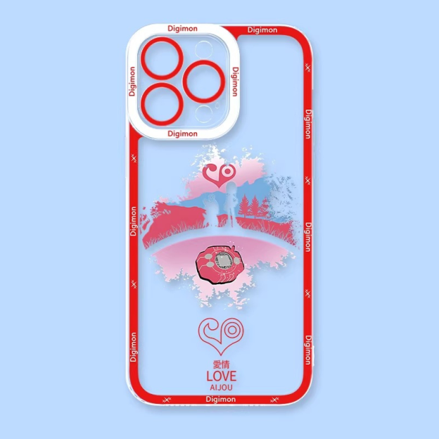 數碼寶貝天使眼透明防摔軟殼