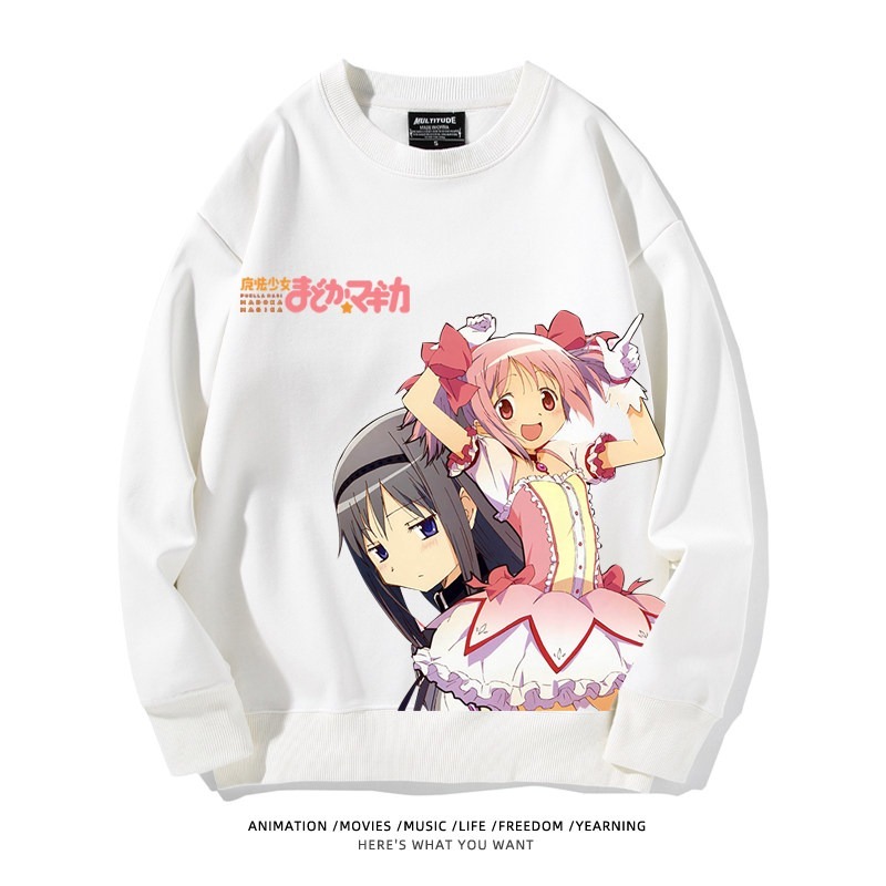 魔法少女小圓聯名親子情侶裝 圓領長袖