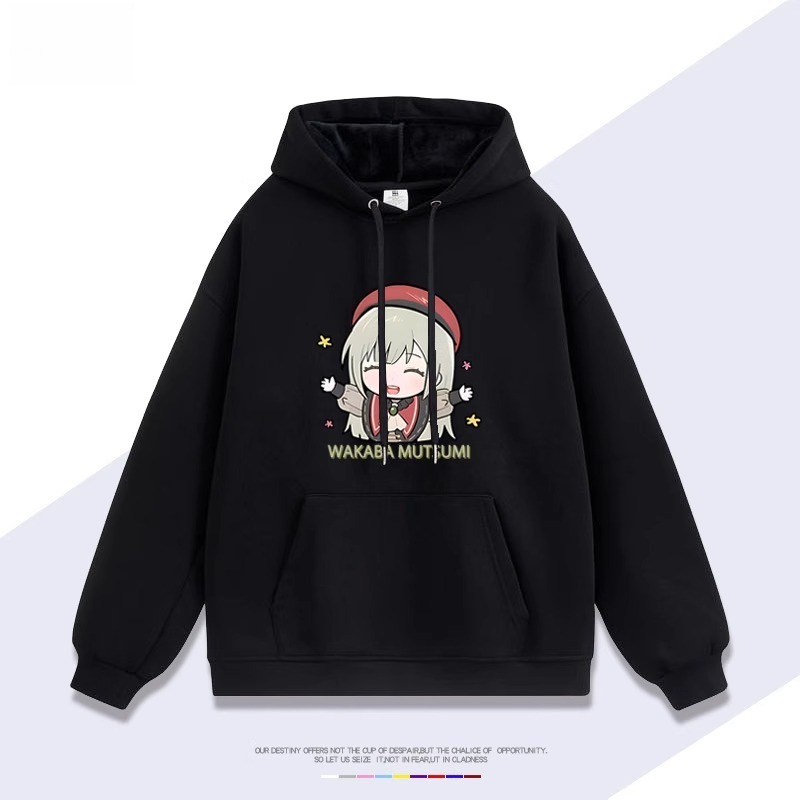 Ave Mujica 若葉睦 聯名衛衣2025秋冬新款 親子情侶裝連帽衛衣