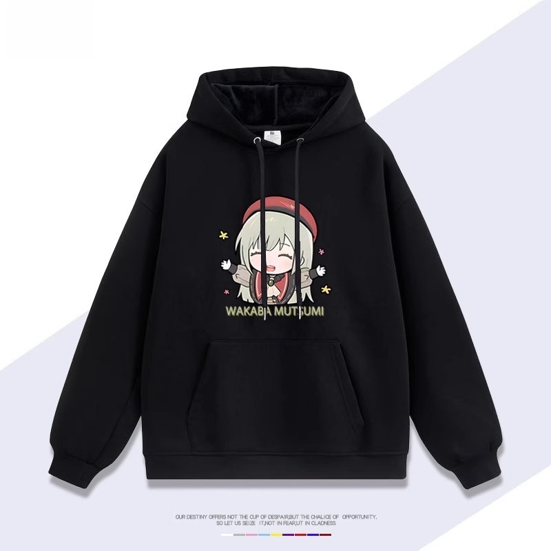 Ave Mujica 若葉睦 聯名衛衣2025秋冬新款 親子情侶裝連帽衛衣