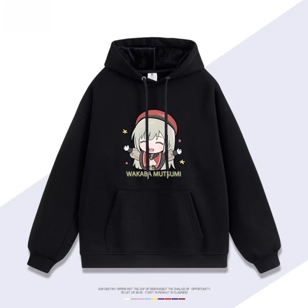 Ave Mujica 若葉睦 聯名衛衣2025秋冬新款 親子情侶裝連帽衛衣