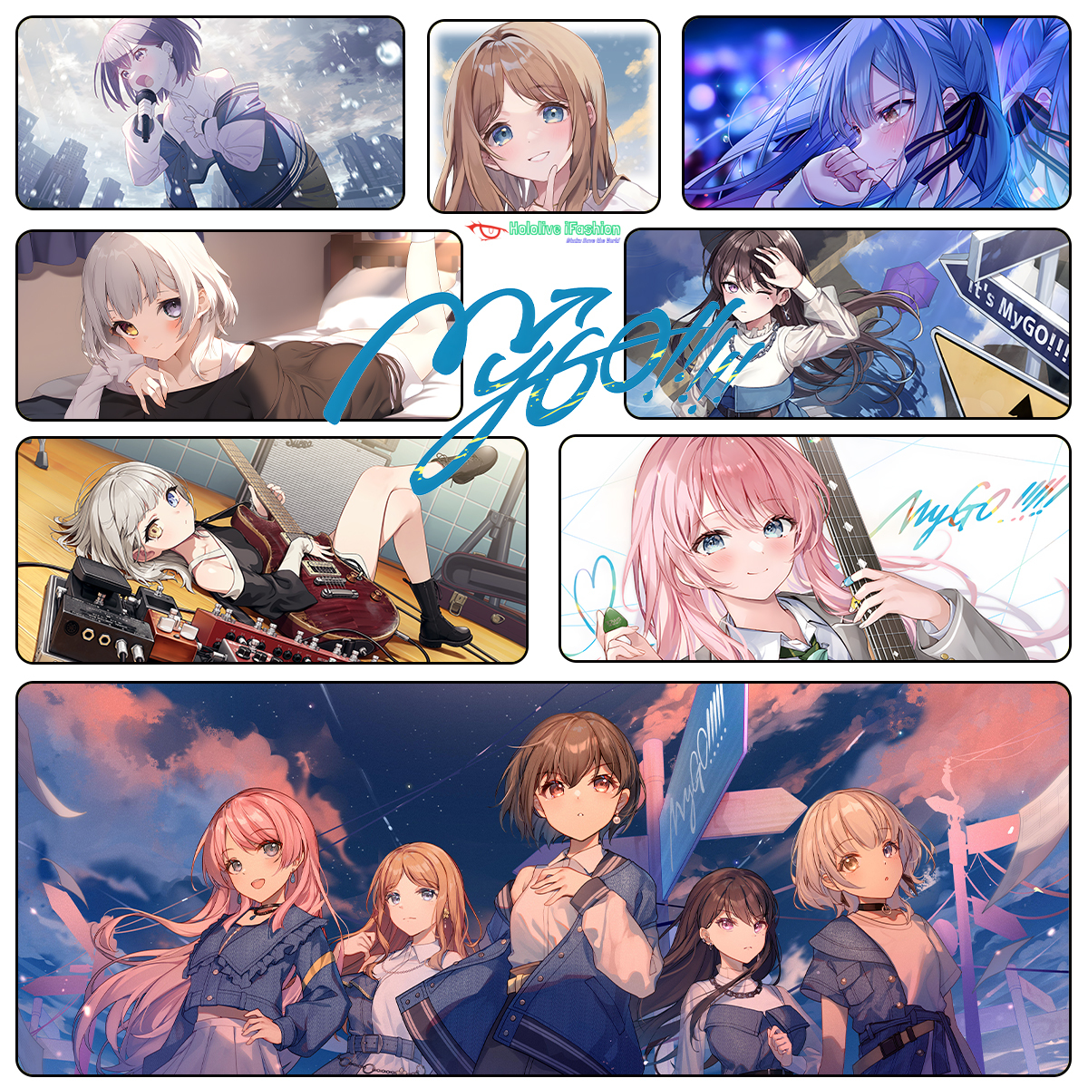 BanG Dream! It's MyGO!!!!! 超大鎖邊主題桌墊 布質滑鼠墊