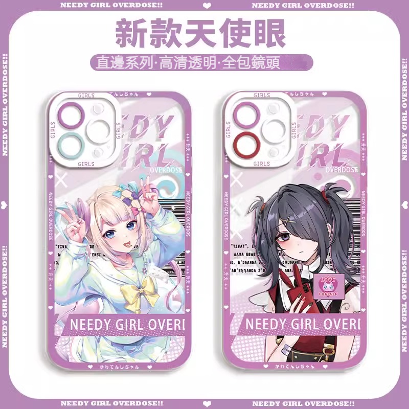 蘋果 系列主播女孩重度依賴 天使眼透明防摔軟殼