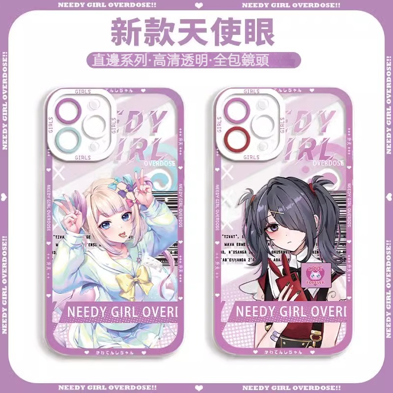 蘋果 系列主播女孩重度依賴 天使眼透明防摔軟殼