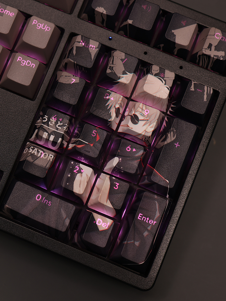 五條悟透光RGB108鍵標準配列衛星軸鍵帽