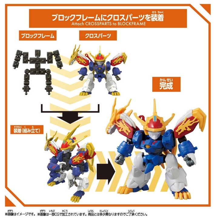 萬代 Block Cross 神龍鬥士模型 | 魔神英雄傳 龍神丸麒麟丸拼裝模型-GOODTOYSTUDIO