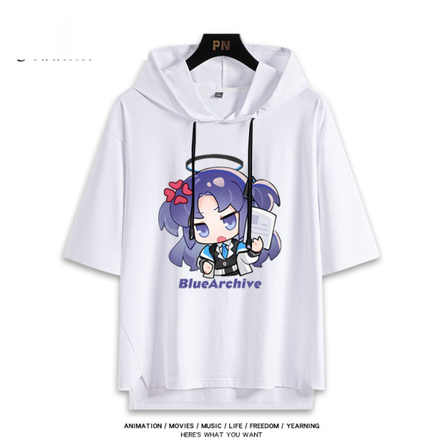 蔚藍檔案 連帽短袖T恤-GOODTOYSTUDIO