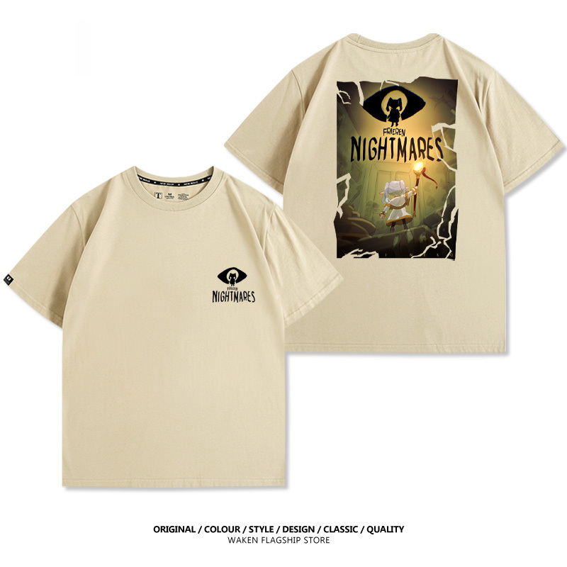 小小夢魘X葬送的芙莉蓮 印花T恤-GOODTOYSTUDIO