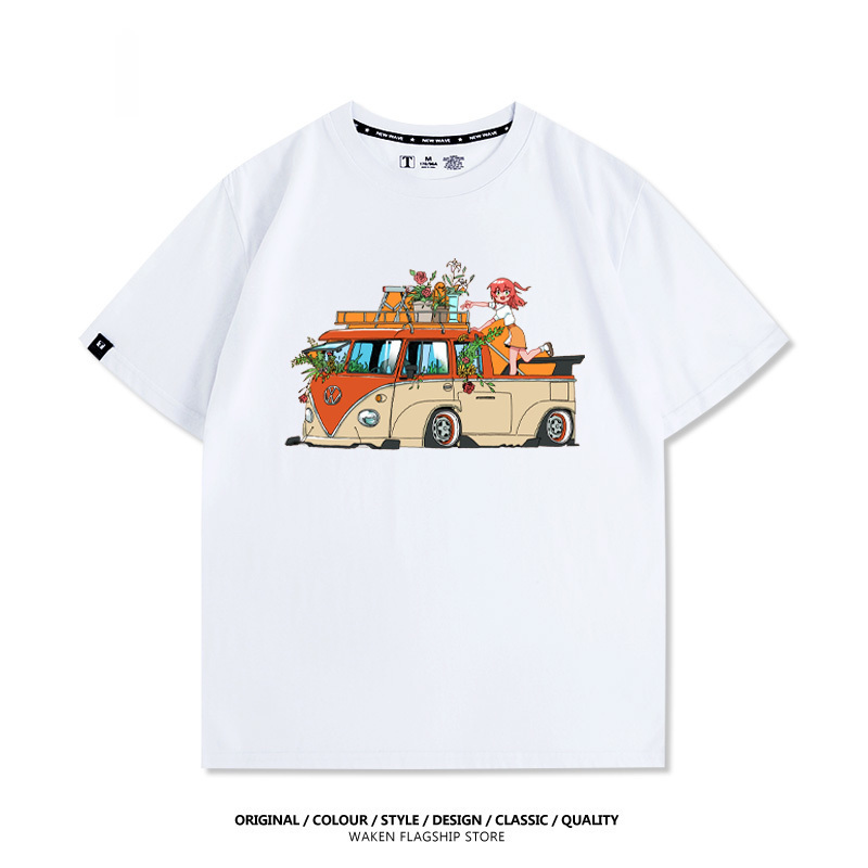 孤獨搖滾 印花T恤-GOODTOYSTUDIO