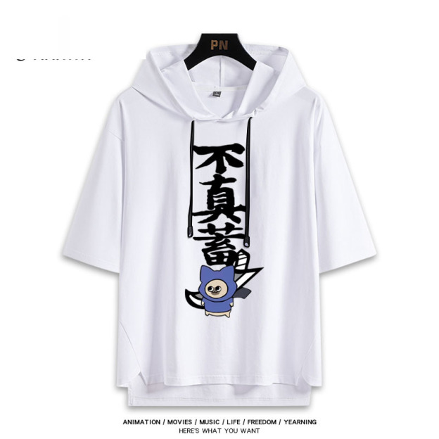 魔物獵人 艾露貓 連帽短袖T恤-GOODTOYSTUDIO