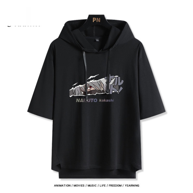 火影忍者 連帽短袖T恤-GOODTOYSTUDIO