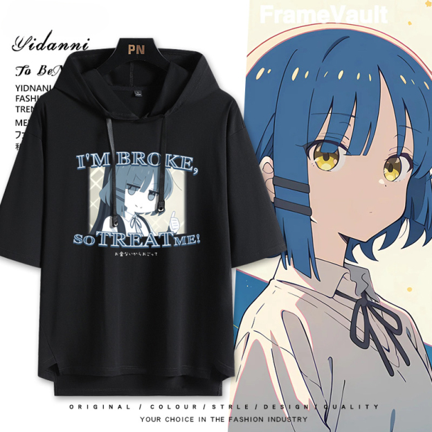 孤獨搖滾 連帽短袖T恤-GOODTOYSTUDIO