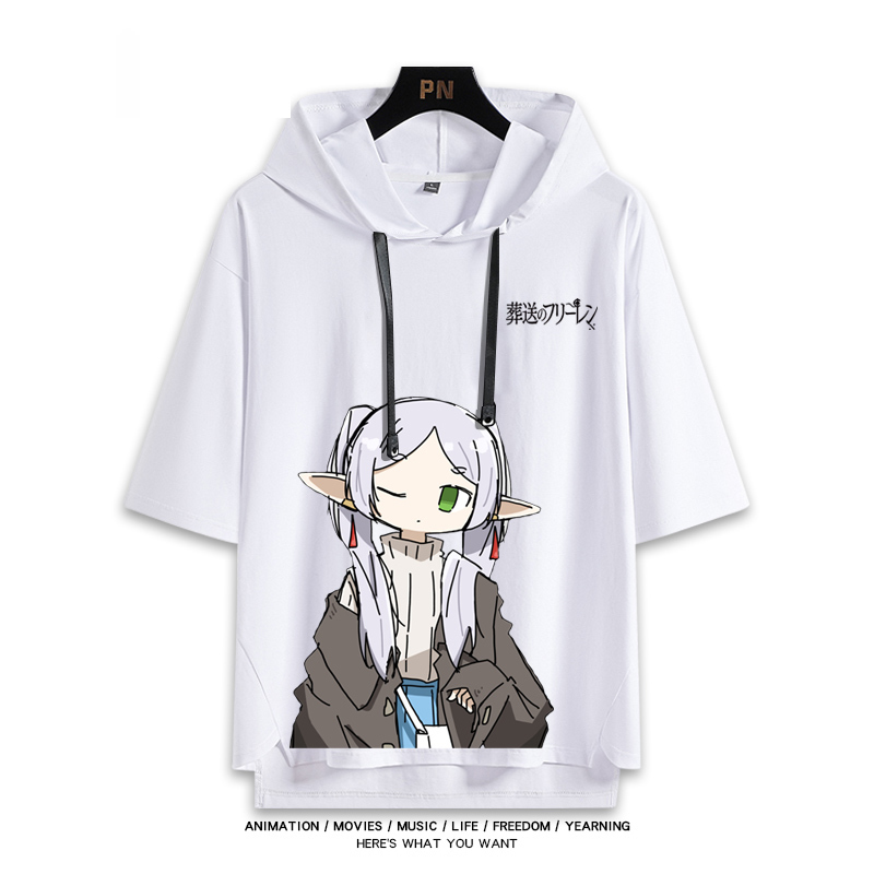 葬送的芙莉蓮 連帽短袖T恤-GOODTOYSTUDIO