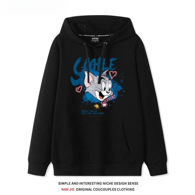 貓和老鼠 聯名衛衣2025秋冬新款 親子情侶裝連帽衛衣