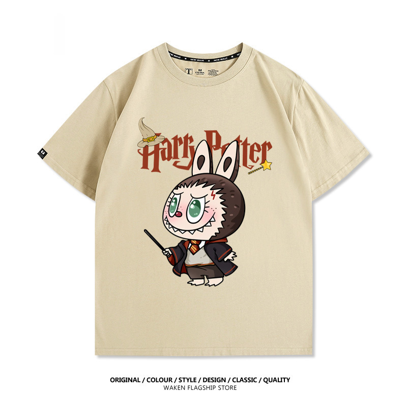 LabubuX哈利波特 印花T恤-GOODTOYSTUDIO