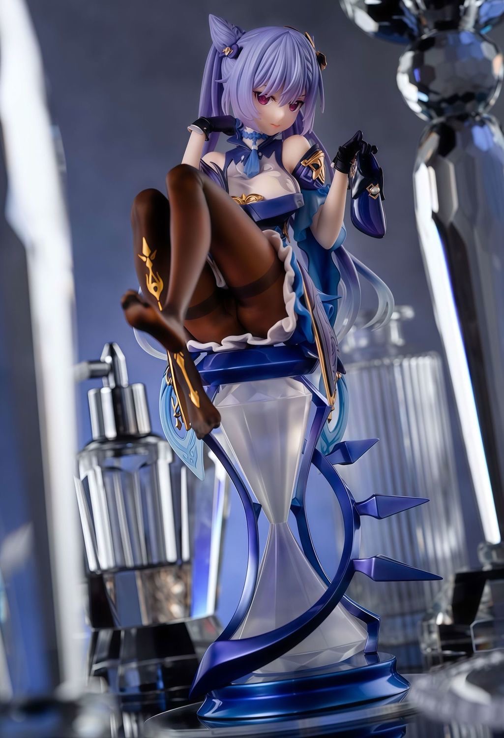 原神 霆霓快雨 刻晴 提鞋坐姿 1/7 雙頭雕-GOODTOYSTUDIO