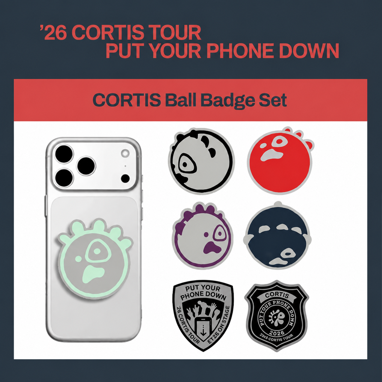 CORTIS ‘26 PYPD 巡迴手機支架