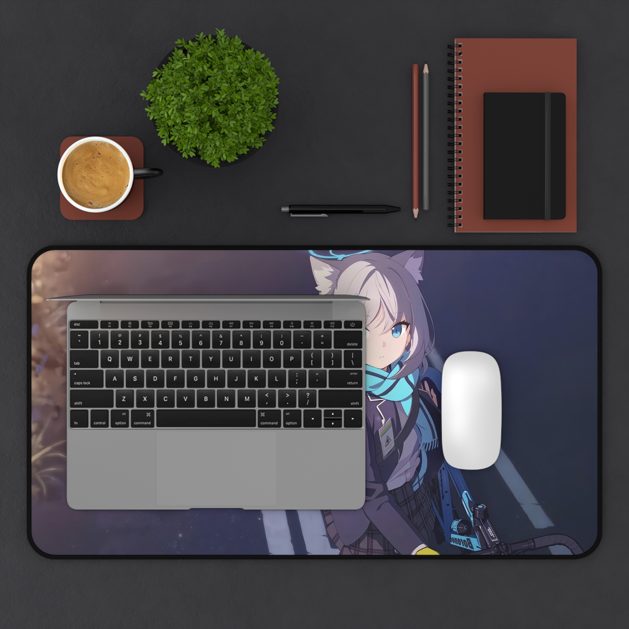 蔚藍檔案 砂狼白子 卡牌桌遊週邊牌墊滑鼠墊