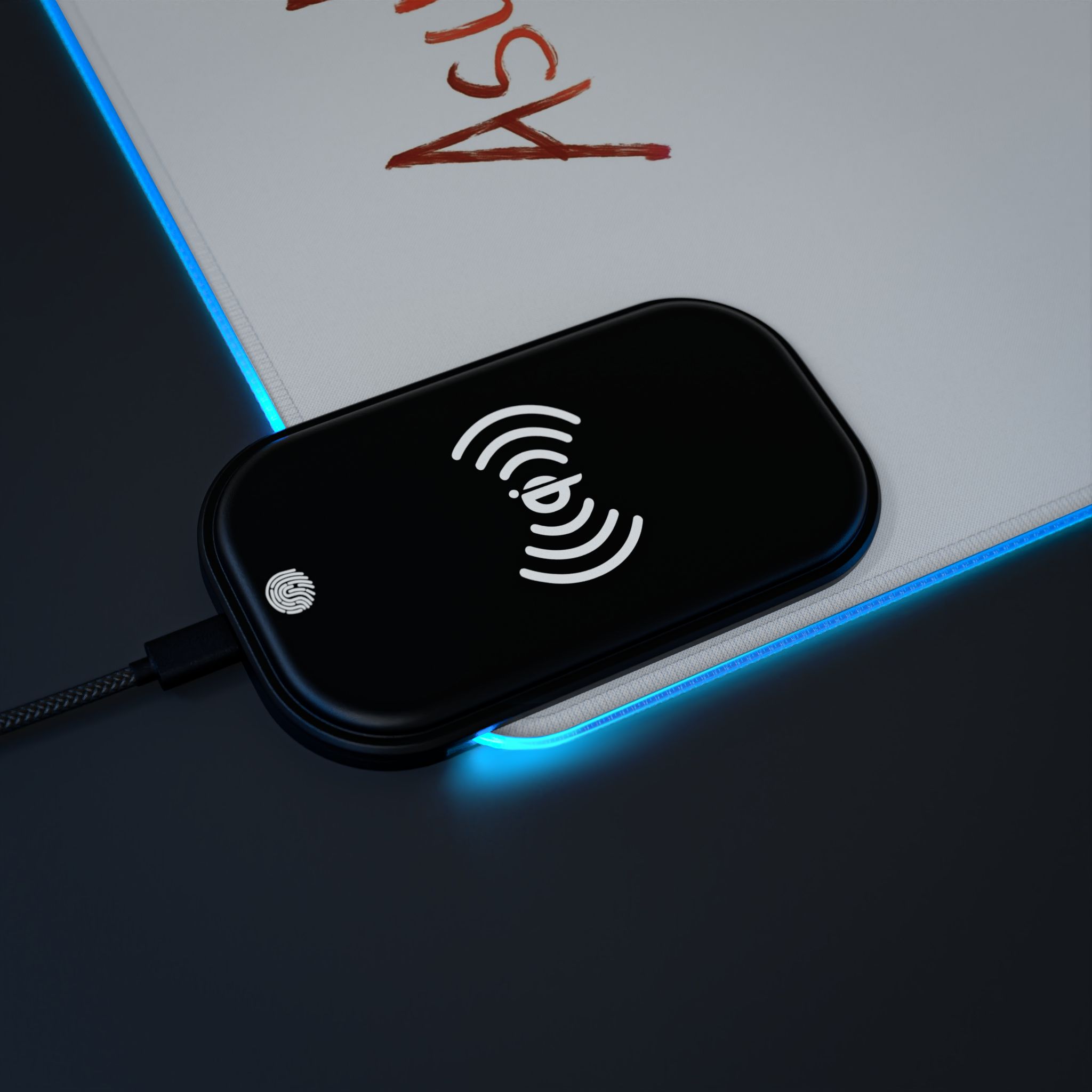 亂線畫風 主題桌墊 LED遊戲滑鼠墊-GOODTOYSTUDIO