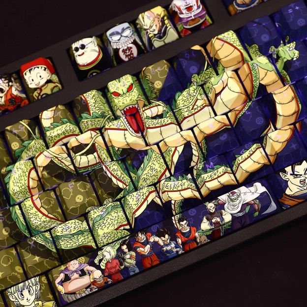 七龍珠透光RGB108鍵標準配列衛星軸鍵帽-GOODTOYSTUDIO
