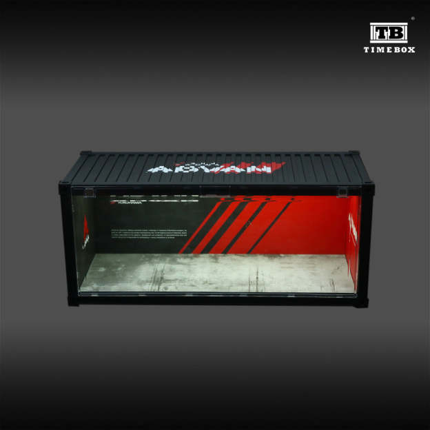 Time Box  20尺 ADVAN集裝箱場景仿真模型 收藏禮品擺件-GOODTOYSTUDIO