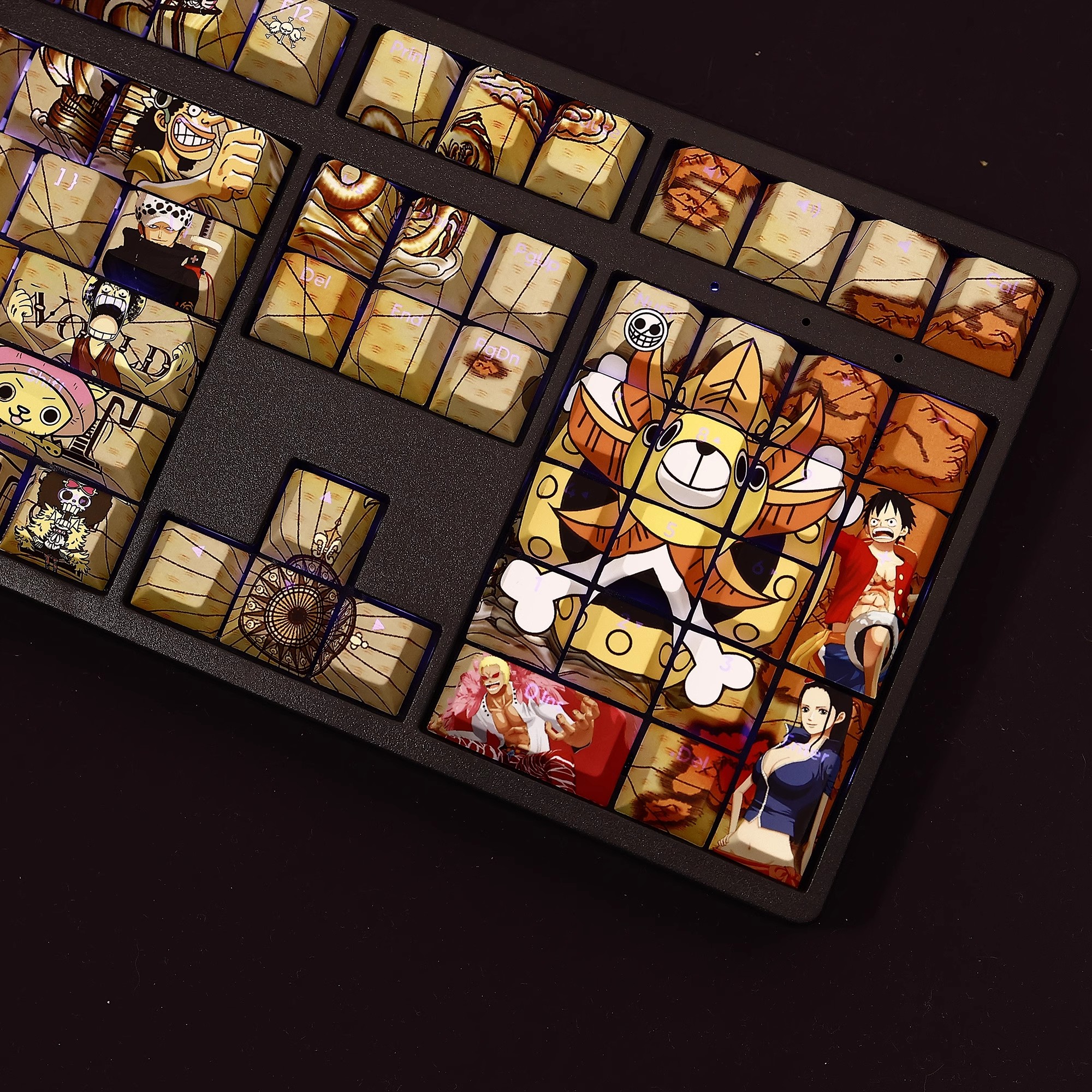 海賊王透光RGB108鍵標準配列衛星軸鍵帽-GOODTOYSTUDIO