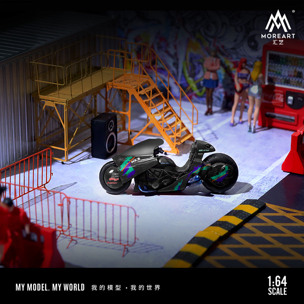 MoreArt1:64 阿拉基機車人偶套裝樹脂模型 -GOODTOYSTUDIO