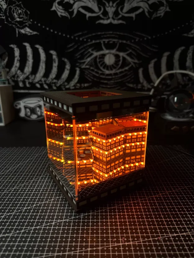 鬼滅之刃無限城桌面擺飾夜燈（拍下後10天內出貨）