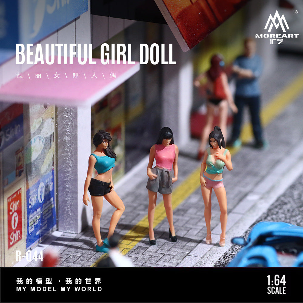 MoreArt1:64  靚麗女郎人偶套裝仿真樹脂模型-GOODTOYSTUDIO