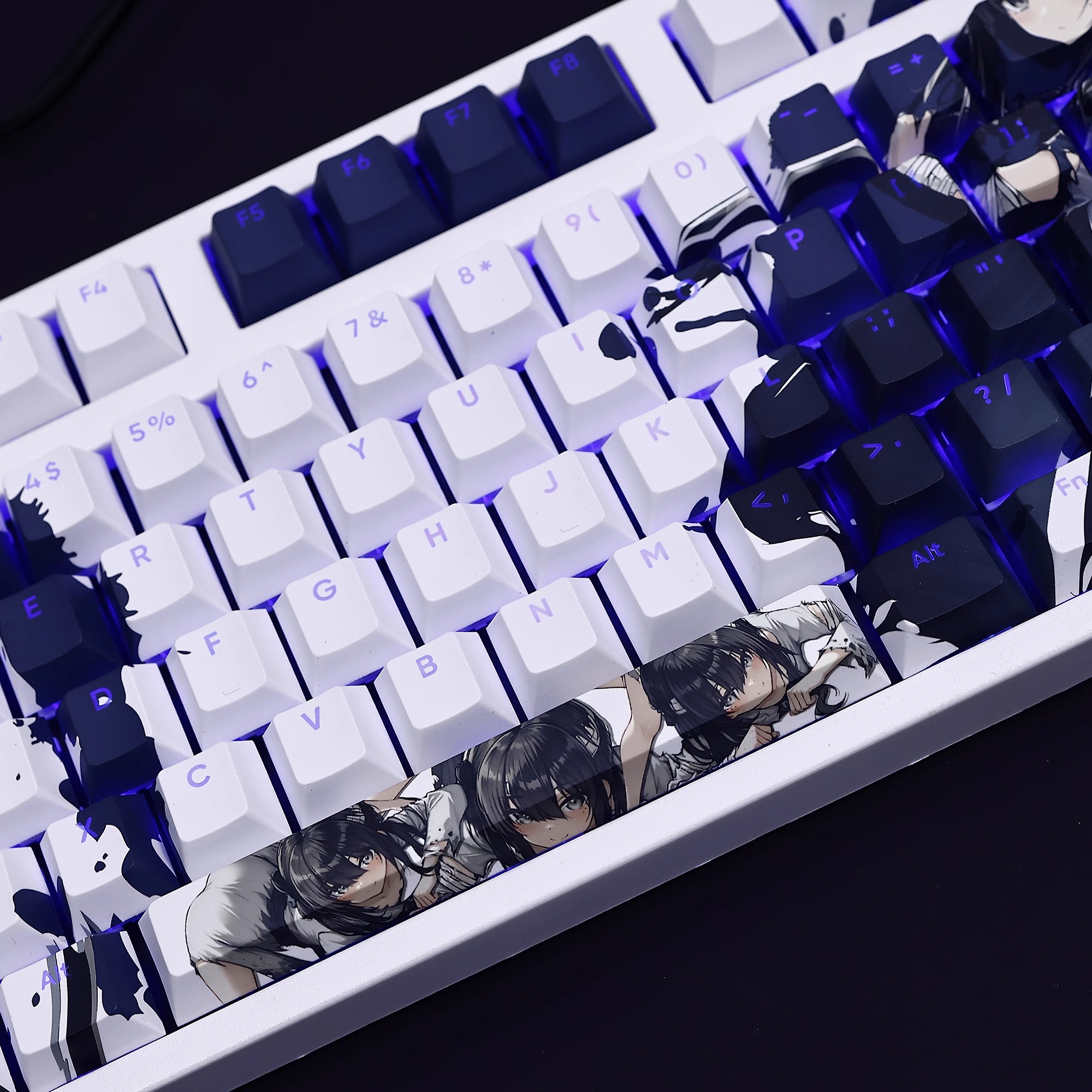 滿穗透光RGB108鍵標準配列衛星軸鍵帽-GOODTOYSTUDIO