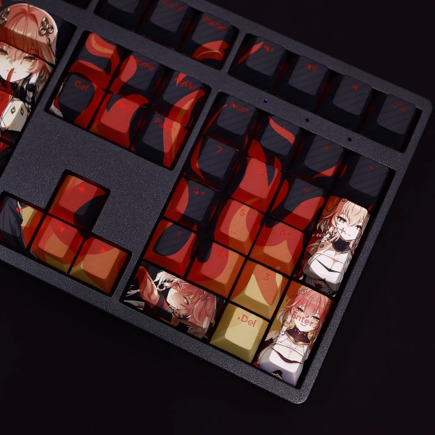 鳴潮長離透光RGB108鍵標準配列衛星軸鍵帽-GOODTOYSTUDIO