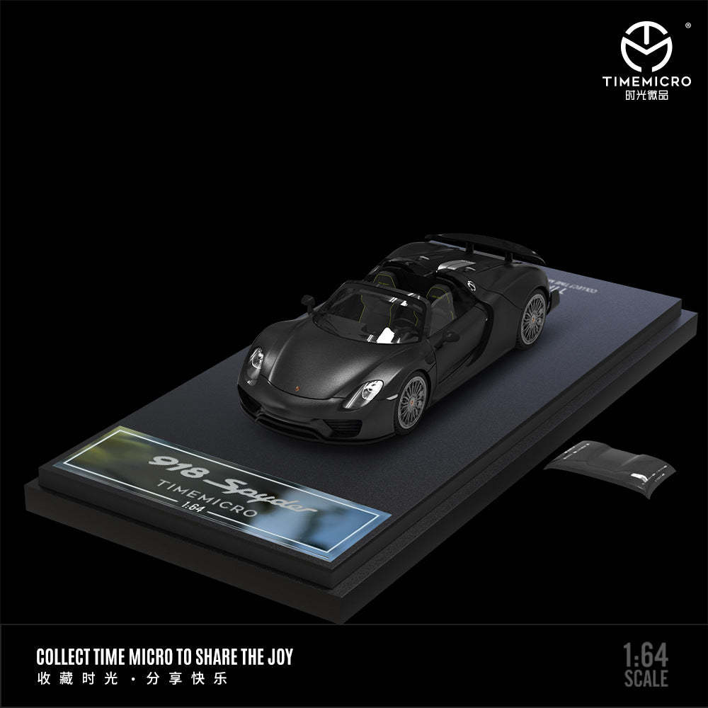 時光TimeMicro1:64  保時捷918馬天尼仿真合金汽車模型-GOODTOYSTUDIO