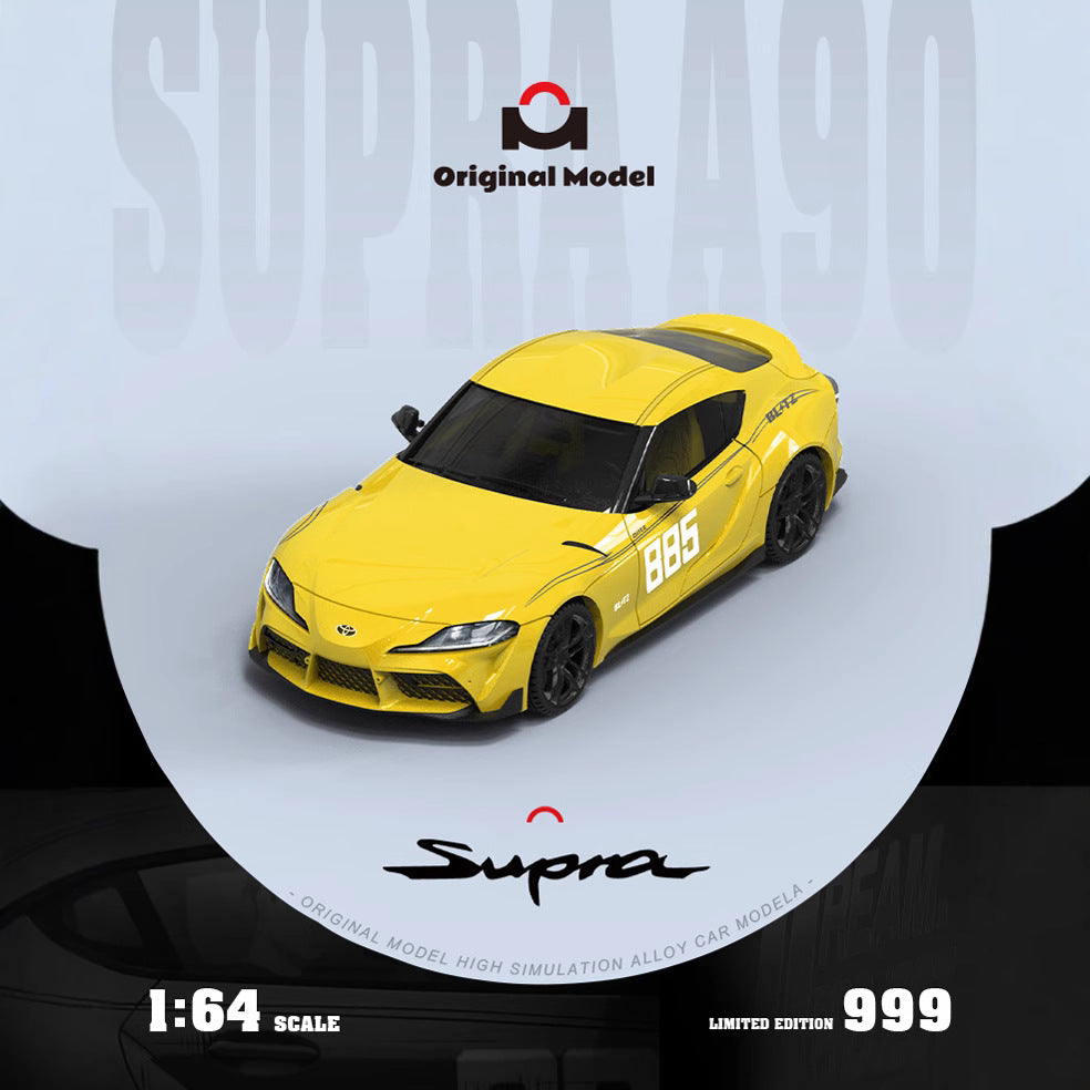 OM 1/64 豐田supraA90 頭文字D續作塗裝 小比例合金車模型-GOODTOYSTUDIO