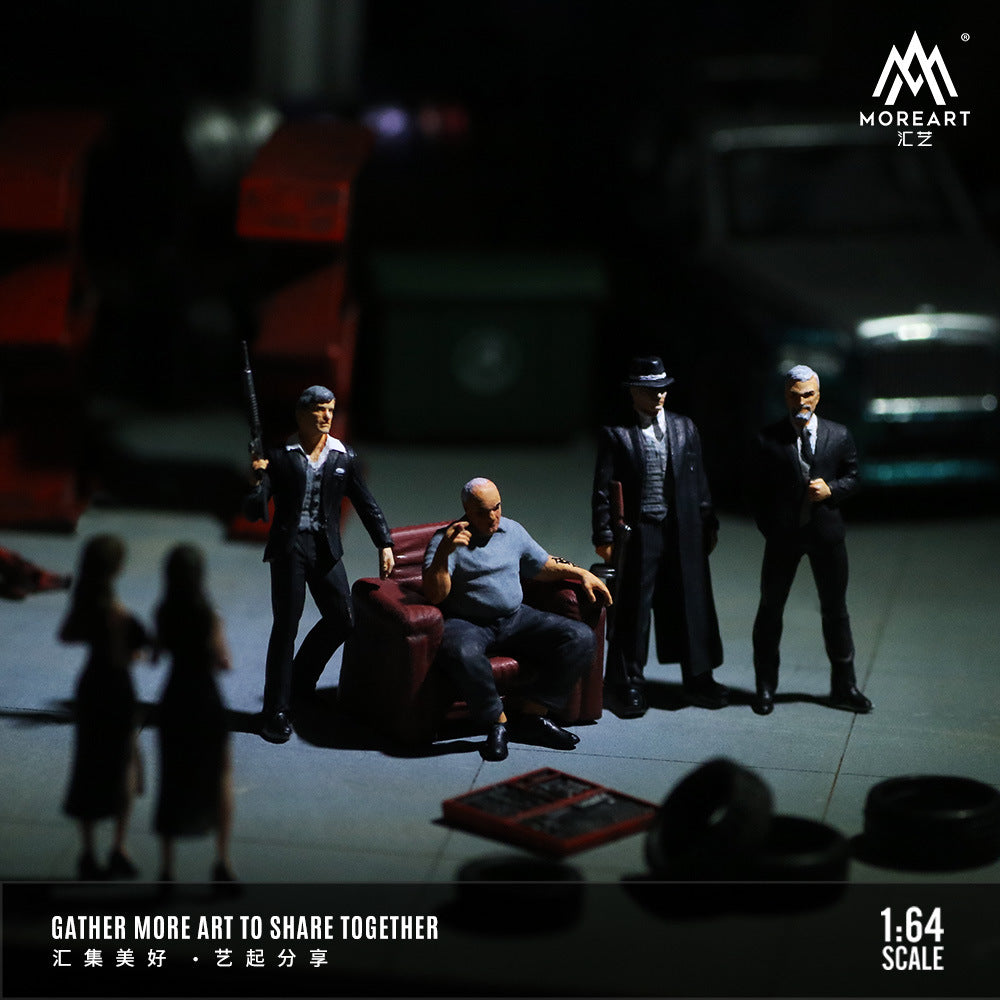 MoreArt1:64 幫派大佬套裝樹脂模型-GOODTOYSTUDIO