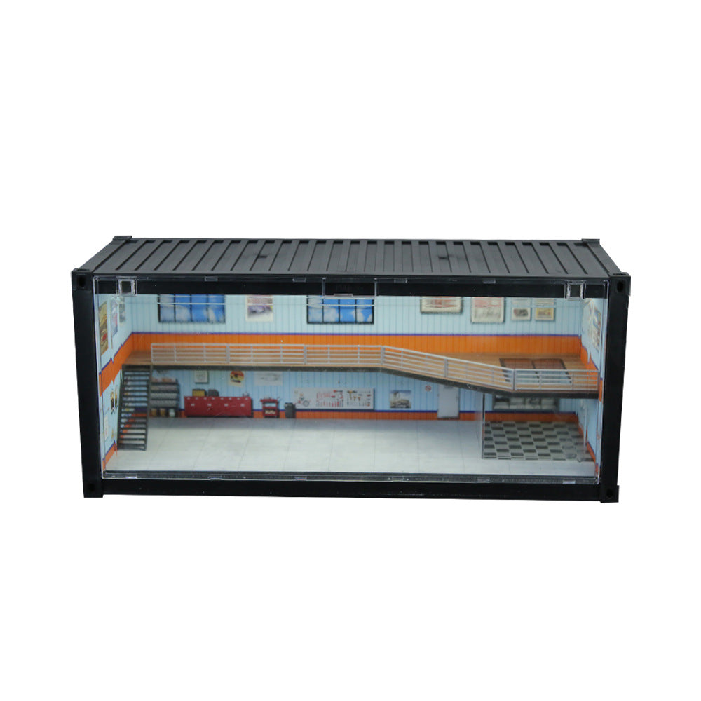 匯藝MoreArt 集裝箱維修店場景E款 仿真模型 收藏禮品擺件-GOODTOYSTUDIO