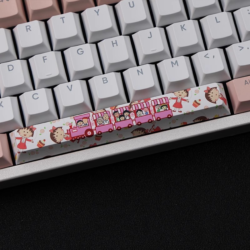 櫻桃小丸子透光RGB108鍵標準配列衛星軸鍵帽-GOODTOYSTUDIO