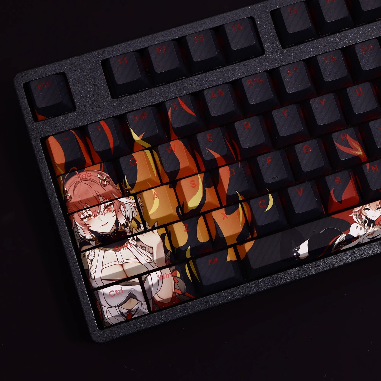 鳴潮長離透光RGB108鍵標準配列衛星軸鍵帽-GOODTOYSTUDIO