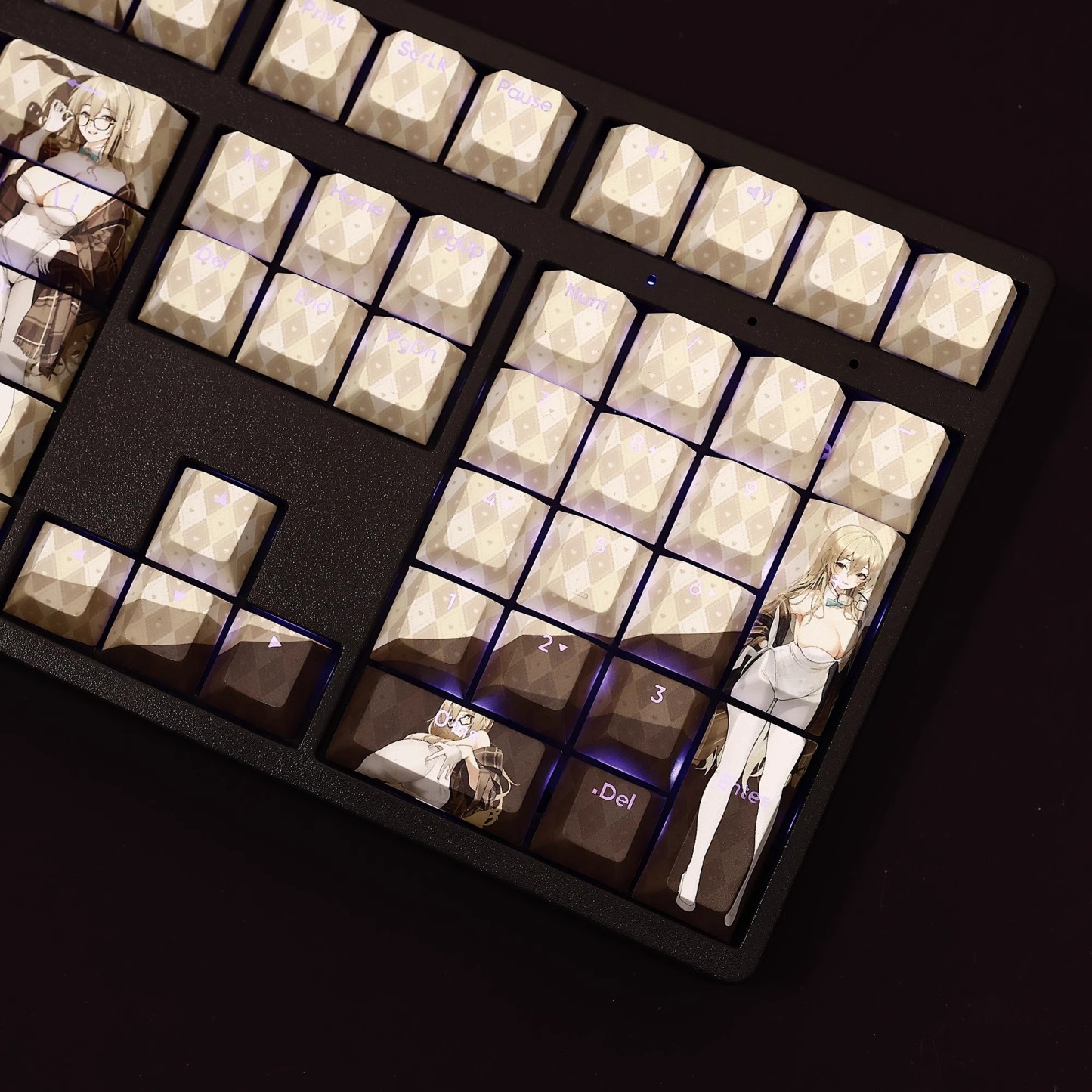 朱音兔女郎透光RGB108鍵標準配列衛星軸鍵帽-GOODTOYSTUDIO