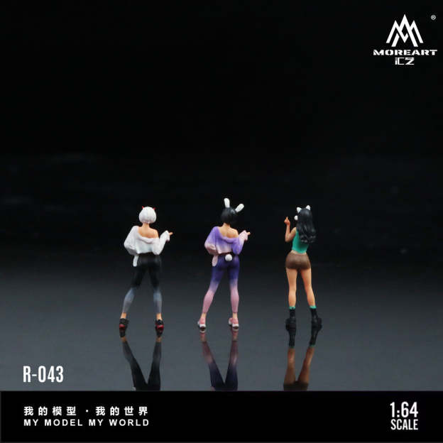 MoreArt1:64  可愛元氣少女套裝仿真樹脂模型-GOODTOYSTUDIO