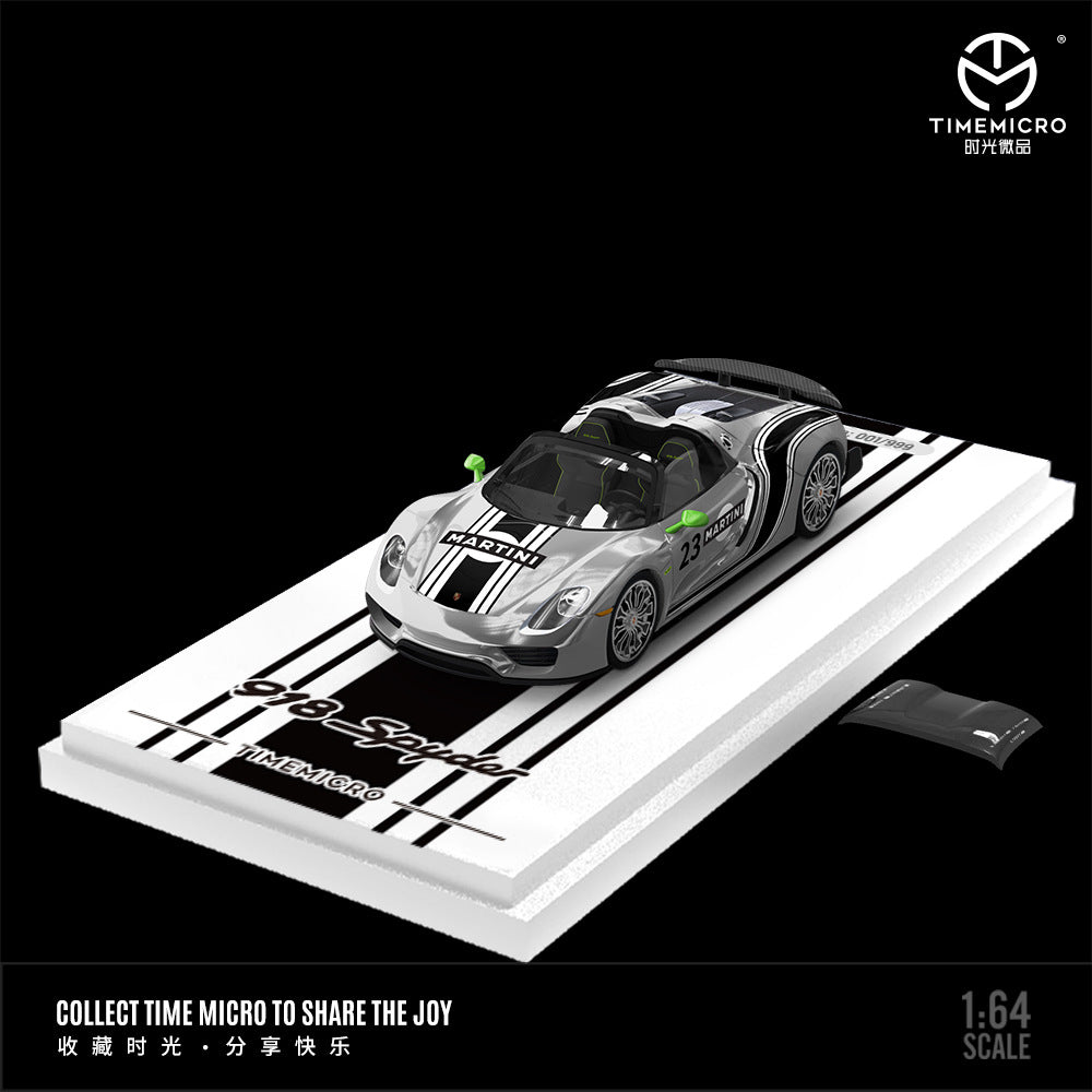 時光TimeMicro1:64  保時捷918馬天尼仿真合金汽車模型-GOODTOYSTUDIO