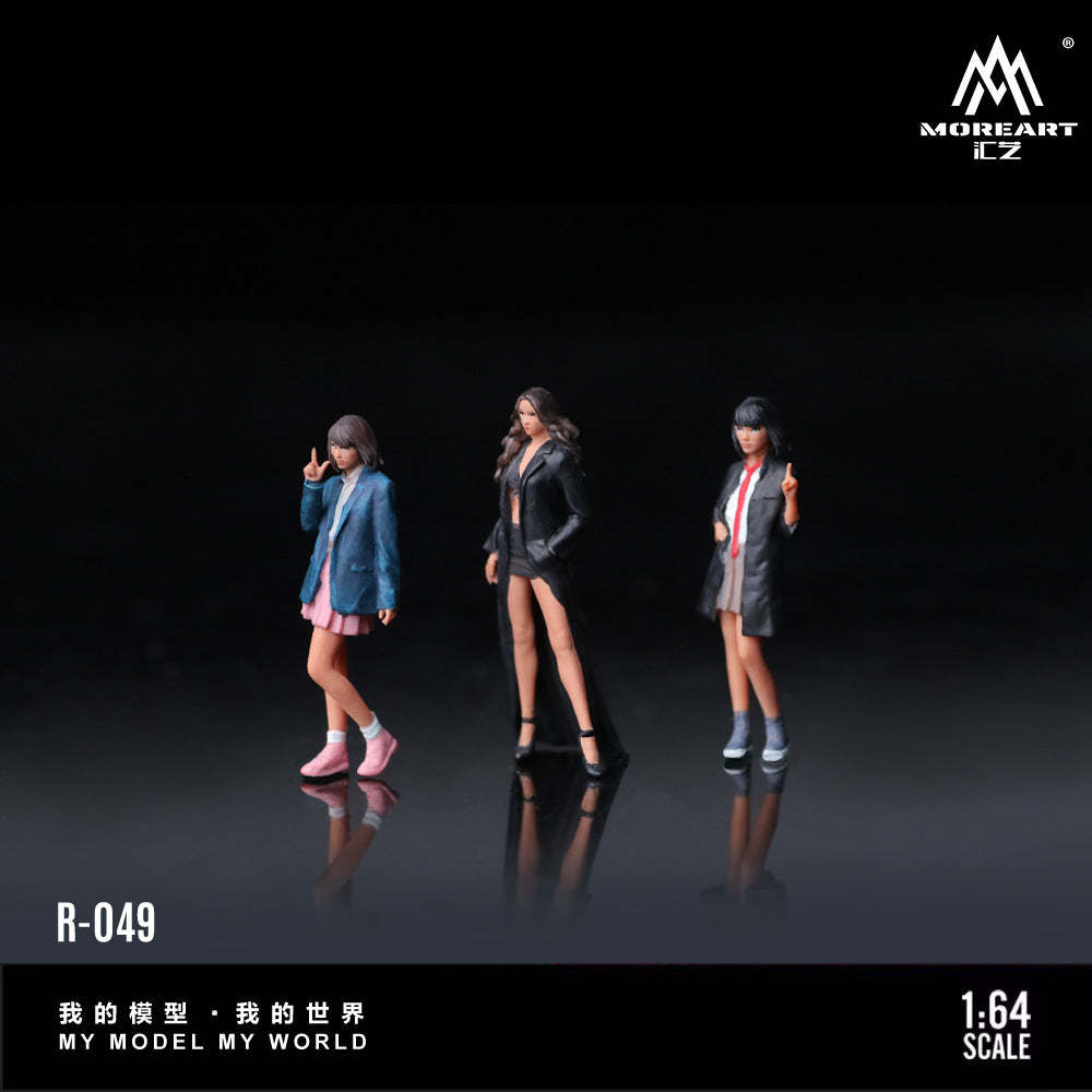 MoreArt1:64 風衣靚女人偶套裝 仿真樹脂模型-GOODTOYSTUDIO