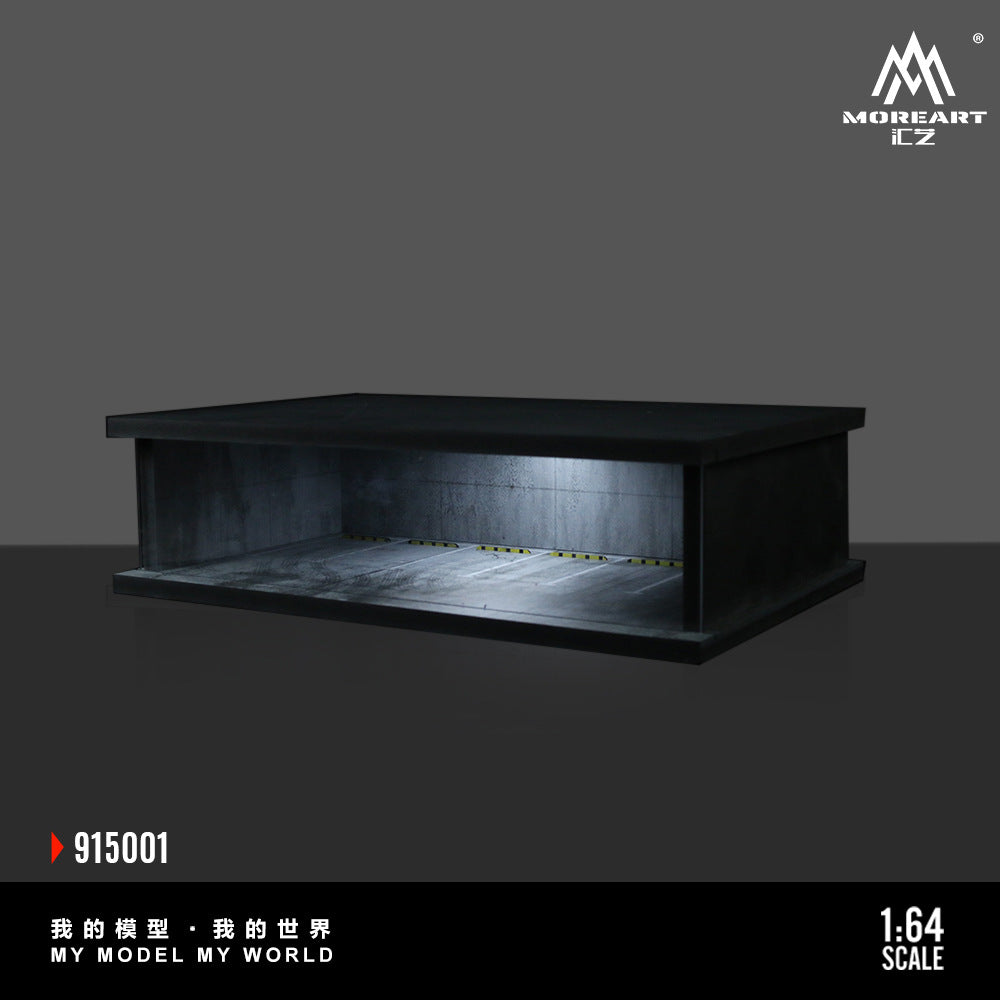 MoreArt1:64  地下停車庫燈光版拼裝場景模型-GOODTOYSTUDIO